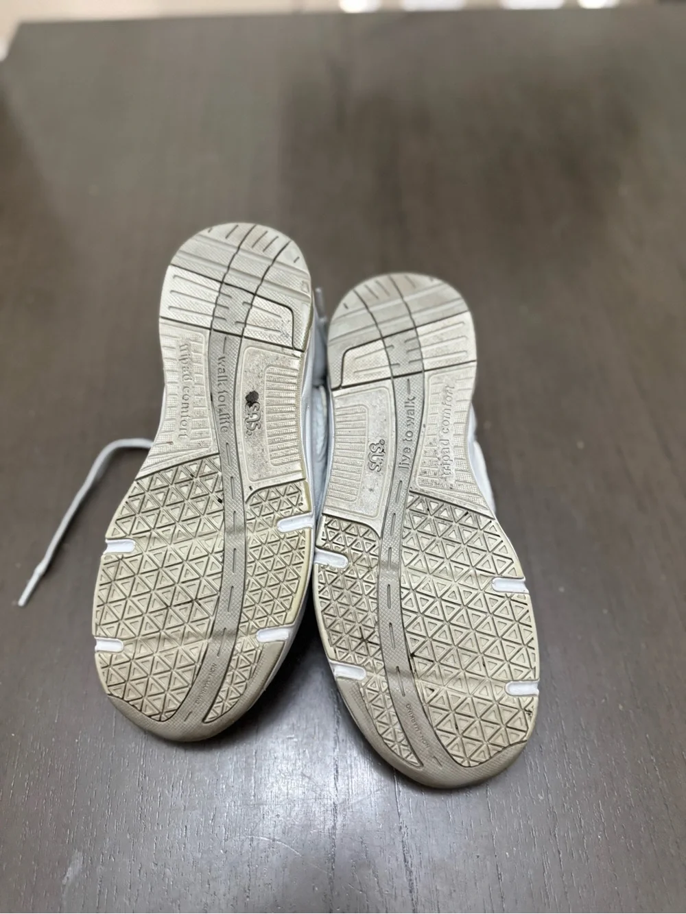 SAS Kids Neutral Gray Lace-Up Sneakers